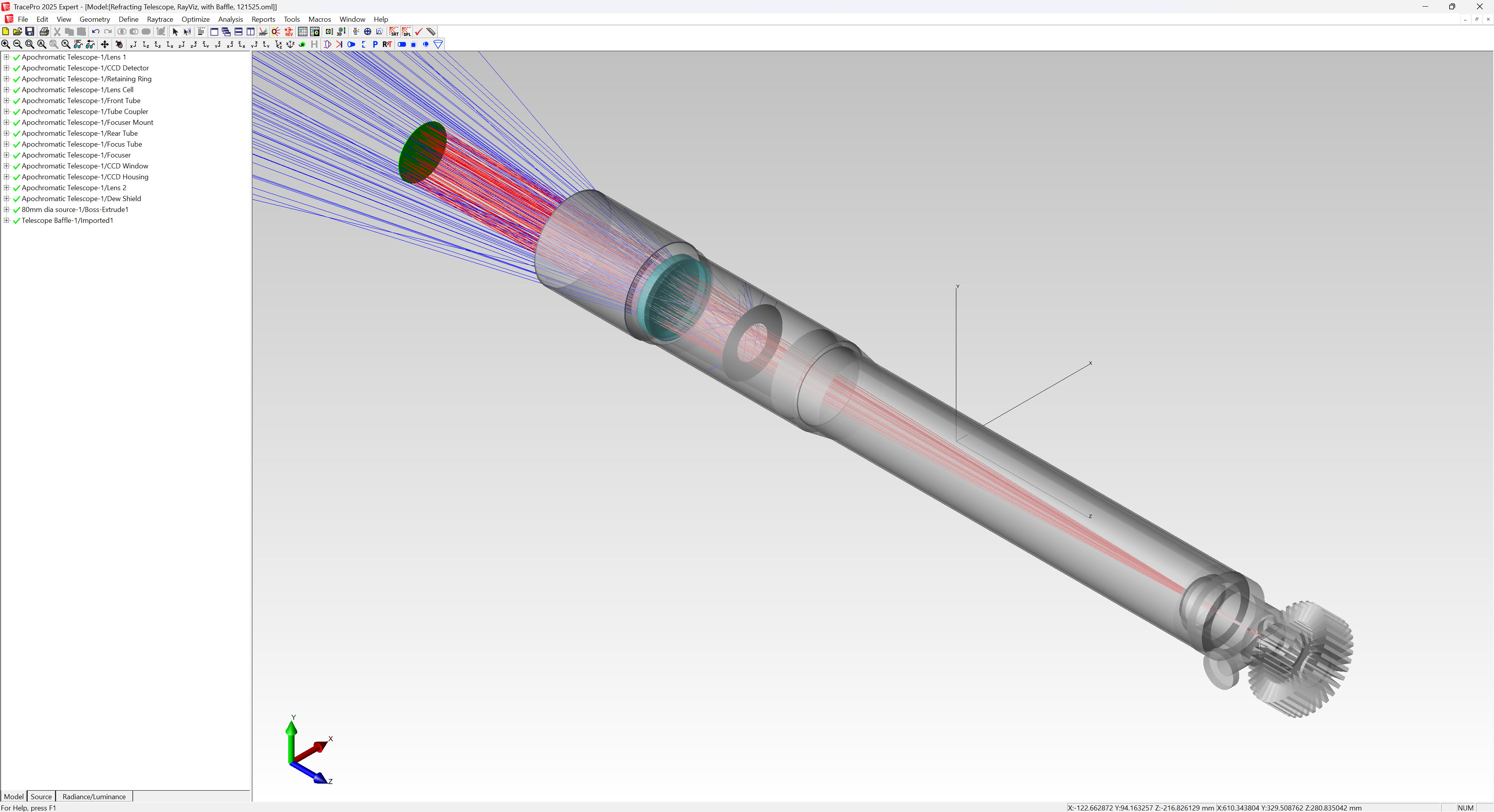 RayViz to TracePro, 2