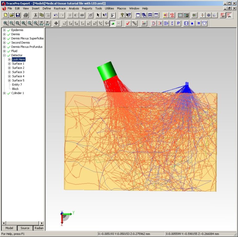 Optical and Illumination Simulation, Design & Analysis Tool. TracePro