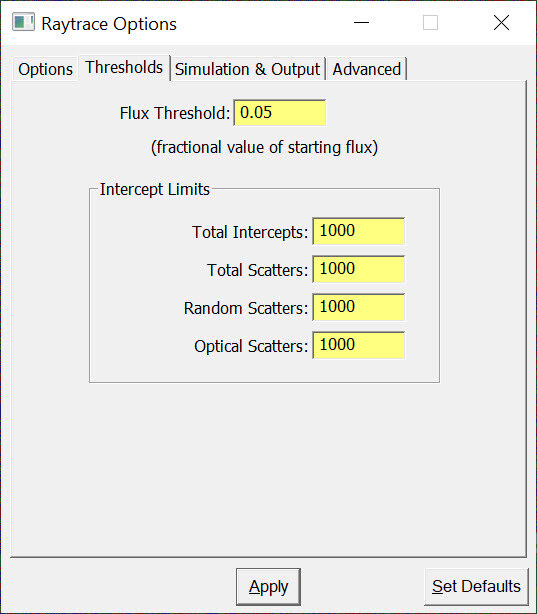 Thresholds, 3