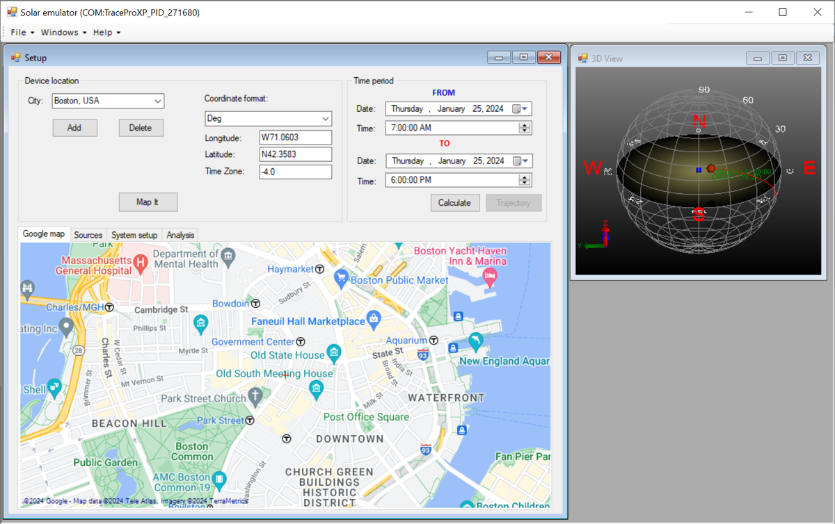 Optical and Illumination Simulation, Design & Analysis Tool